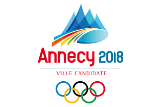 [Annecy Olympic candidate city flag]