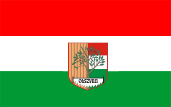 [Olszyna commune flag]