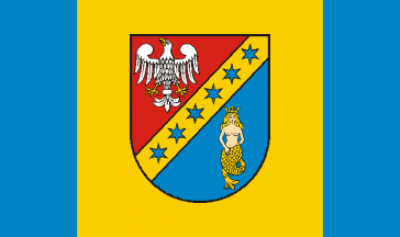 [Białobrzegi county flag]