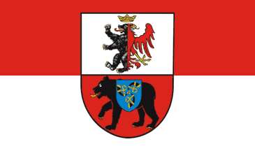 [Węgrów county flag]