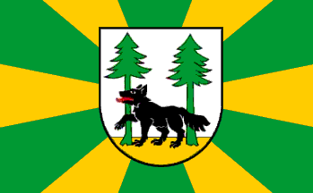 [Pisz county flag]