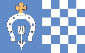 [Władysławów commune flag]