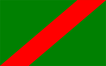 [Ostrów Wielskopolski rural district flag]