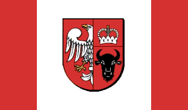 Zambrów county flag]
