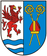 [Kołobrzeg county Coat of Arms]