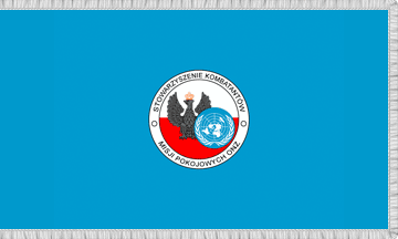 [UN Peacekeeping veterans flag]