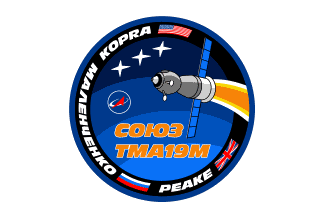 TMA-19 mission flag