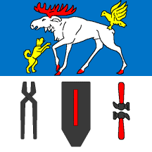 [flag of Jämtlands county]