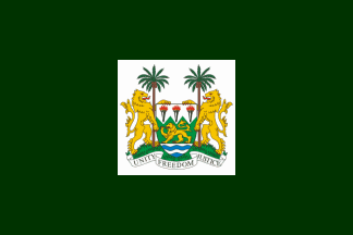 Sierra Leone president's flag
