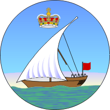 [British Resident's badge 1955-1963]