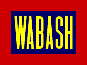 [Wabash Railroad flag]