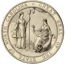 [North Carolina State Seal 1836-1883]