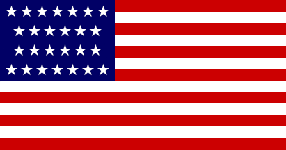 [U.S. 26 star flag 1837]