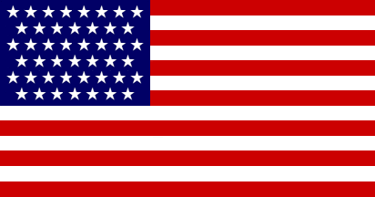 [U.S. 45 star flag 1896]