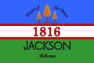 [Flag of Jackson, Alabama]