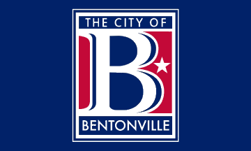 [Flag of Bentonville, Arkansas]