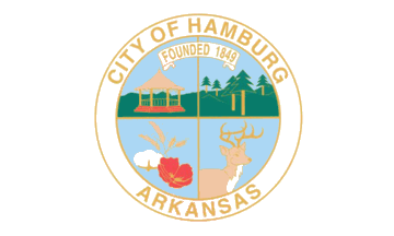 [Flag of Hamburg, Arkansas]