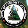 [flag of Paradise, California]