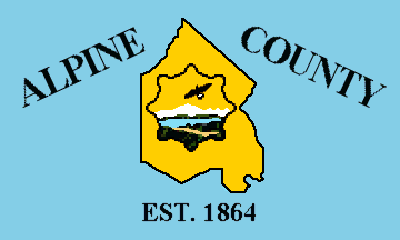 [flag of Alpine County, California]