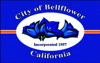 [flag of Bellflower, California]
