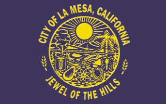 [flag of La Mesa, California]