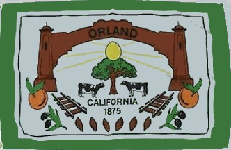 [flag of Orland, California]