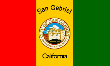[flag of San Gabriel, California]