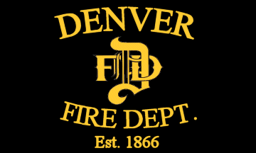 [Flag of Denver Fire Department, Colorado]