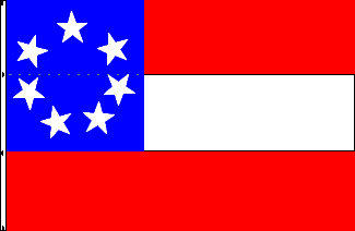 [stars and bars which flew over Ft. Sumter]