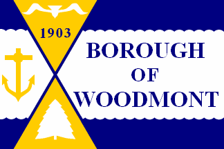 [flag of Woodmont Borough, Connecticut]