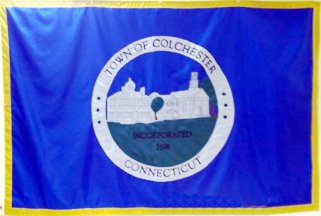 [flag of Colchester, Connecticut]