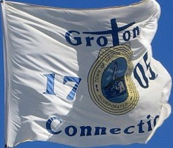 [flag of city of Groton, Connecticut]