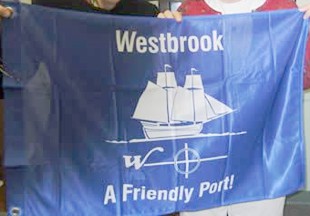 [flag of Westbrook, Connecticut]