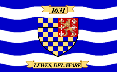 [flag of Lewes, Delaware]