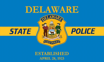 [Delaware State Police flag]