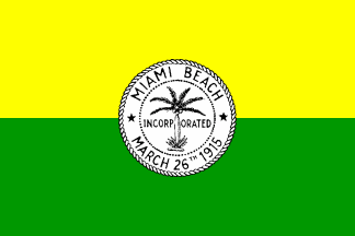 [flag of Miami Beach]