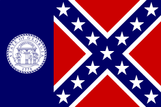 [1956-2001 Flag of Georgia]
