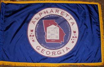 [Flag of Alpharetta, Georgia]