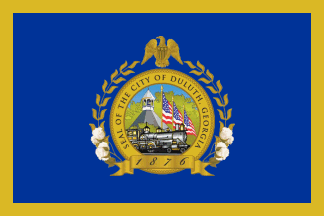 [Flag of Duluth, Georgia]