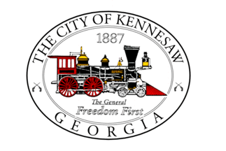 [Flag of Kennesaw, Georgia]