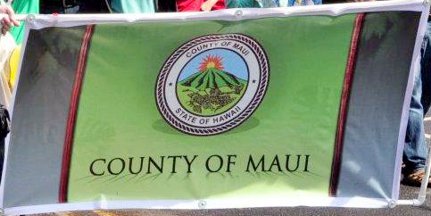 [Maui parade banner, Hawaii]