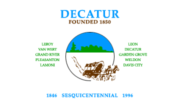 [Former Flag of Decatur County, Iowa]