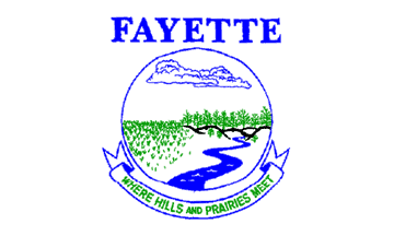 [Former Flag of Fayette County, Iowa]