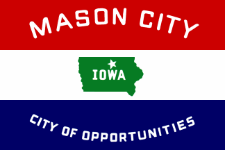[Flag of Mason City, Iowa]