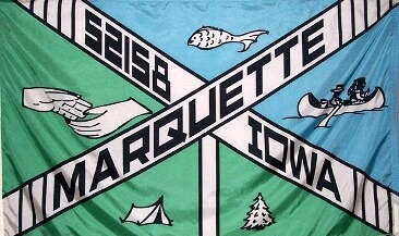[Flag of Marquette, Iowa]