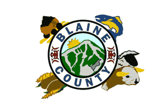 [Flag of Blaine County, Idaho]