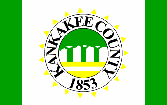 [Kankakee County, Illinois flag]