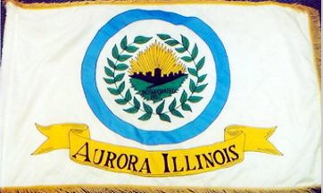 [Aurora, Illinois flag]