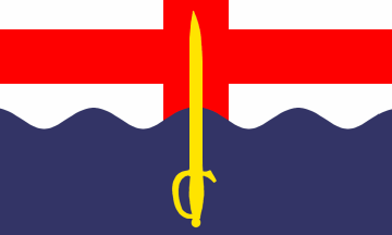 [Flag of Clarksville, Indiana]