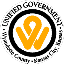 [seal of Wyandotte County, Kansas flag]